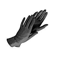 Перчатки нитриловые черные S,M 100 шт. - site41.local - Алматы