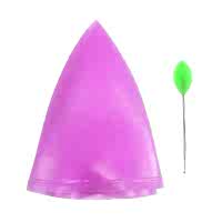 Шапка для мелирования силиконовая розовая с полями, с крючком - site41.local - Алматы