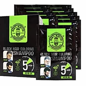 Шампунь Окрашивающий для волос MEN’S MASTER Чёрный 1 шт. 25 мл - site41.local - Алматы