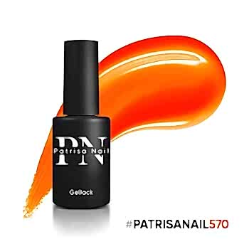 Гель-лак Patrisa Nail HYPE №570 Неоновый морковный, 8 мл - site41.local - Алматы